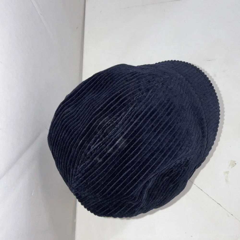 Gap Vintage Y2K 2006 Blue Cabbie Paperboy Baker Boy Cap Corduroy Newsboy Hat - Picture 5 of 10